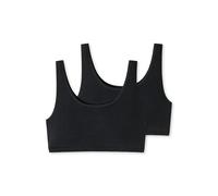Bustier UNCOVER BY SCHIESSER "Uncover Cotton", Damen, Gr. M, N-Gr, schwarz (000, schwarz), Single Jersey, Obermaterial: 95% Baumwolle, 5% Elasthan, BHs Bustier, breite Träger, Cotton-Mix, elastisch, s
