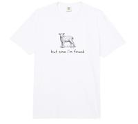 But Now I'm Found Lamb Sheep Minimalistisches christliches T-Shirt Comfort Colors Adult Heavyweight T-Shirt