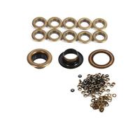 BUTIFULSIC 20 Stück Runde Messing Ösen 12mm Innendurchmesser mit Vintage Look Einfache Montage und Schnelle Bedienung für Schuhe Schnürsenkel und Selbstgemacht Projekte