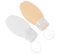 BUTIFULSIC Reiseflaschen Nachfüllbar und Tragbar mit Saugnapf aus Silikon 2 Stück 100 Ml Quetschbare Reisebehälter für Toilettenartikel für Unterwegs und