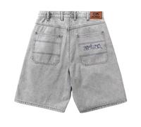 Butter Goods Encounter Denim Shorts Washed Soft Grey - W32