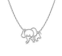 butterfly Silberne Ankerkette Mit Elefantenanhänger Aus Sterling Silber