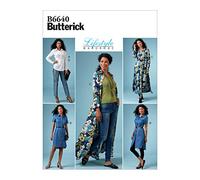 BUTTERICK B6640E5 Easy to Sew Women's Petite Top, Pants, and Dress Sewing Patterns, Sizes 14-22 Schnittmuster