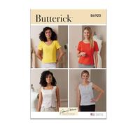 Butterick B6925F5 Damen-Tops von Palmer/Pletsch F5 (44-46-48-50-52)