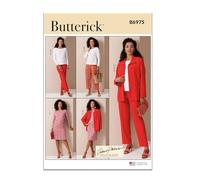 BUTTERICK Palmer/Pletsch B6975B5 Damenjacke, Stricktop und Kleid und Hose von Palmer/Pletsch, B5 (36-38-40-42)