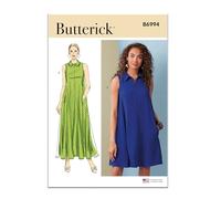 BUTTERICK Paper Pattern B6994H5 Damenkleid in zwei Längen, H5 (34-36-38-40-42)