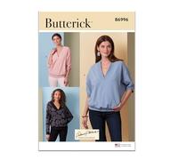 BUTTERICK Paper Pattern B6996K5 Damen-Strickoberteile von Palmer/Pletsch K5 (36-38-40-42-44)