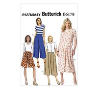Butterick Schnittmuster, Denim, Leinen, Mehrfarbig, E5 (14-16-18-20-22)