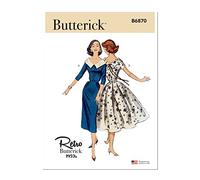 Butterick Schnittmuster-Set für Gürtel und Kleid, Design Code B6870, Größen 42-44-46-48-50