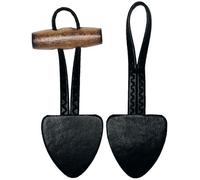 buttinette Knebelknopf-Verschlüsse "schwarz", 3,5 x 17,5 cm, im 2er-Set