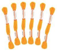 buttinette Sticktwist-Sparset "Orange", Inhalt: 6 Strängchen à 8 m