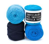 buttinette Textilgarn, Blautöne, 1000 g