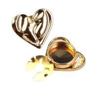 Button Covers for Women Blouses,2-Piece Heart Shasped Decorative Jewelry | Button Covers Clips - for Sewing Shirt Making Blouse Dress Coat Jeans Party Daily Wears