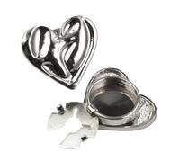 Button Covers for Women Blouses,2-Piece Heart Shasped Decorative Jewelry | Button Covers Clips - for Sewing Shirt Making Blouse Dress Coat Jeans Party Daily Wears