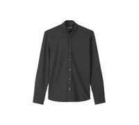 Button down collar, long sleeve, round hem, jersey style DARK GREY MELANGE M DARK GREY MELANGE