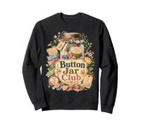 Buttonglas Club Cottagecore zum Nähen im Vintage-Stil Sweatshirt