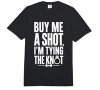 Buy Me A Shot I'm Tying The Knot Hochzeitsfeier lustig Comfort Colors Adult Heavyweight T-Shirt