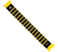 BVB 89116000 - BVB-Schal mit Ringelstreifen, schwarz, Borussia Dortmund