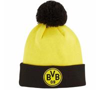 PUMA BVB Borussia Dortmund Essentials Pom Pom Beanie 01 - faster yellow/puma black