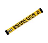 BVB Schal Sebastian Haller - 140x17cm - schwarzgelb - Fanartikel
