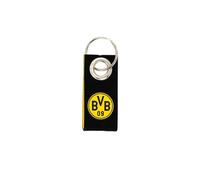 BVB Schlüsselanhänger aus Filz, Schwarz mit Gelbem Akzent, BVB-Logo, Borussia Dortmund Fanartikel