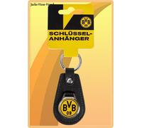 BVB Schlüsselanhänger Borussia Dortmund Emblem Anhänger Logo Schlüsselring NEU