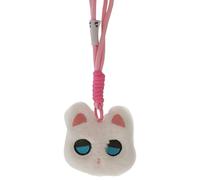 Bvizyelck Niedlicher Katzen-Charm für Tasche, Katzen-Geldbörsen-Charm | Entzückender Katzen-Plüschanhänger | Entzückender, quietschender Plüschpuppen-Taschen-Rucksack-Anhänger für Frauen