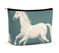 BVNMT Make-up-Tasche, tragbare Kosmetiktasche, große Kapazität, Reise-Make-up-Tasche, Aufbewahrungstasche, Farbtropfen auf weißem Hintergrund, bedruckt, Kulturbeutel, geeignet für Frauen und Mädchen