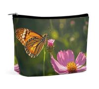 BVNMT Make-up-Tasche, tragbare Kosmetiktasche, großes Fassungsvermögen, Reise-Make-up-Tasche, Aufbewahrungstasche, Laternen zum Aufhängen an Bäumen, bedruckte Kulturbeutel, geeignet für Frauen und