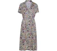 Brigitte von Schönfels Halbarm-Kleid mit Druck Beige (Größe: 34) 34 beige