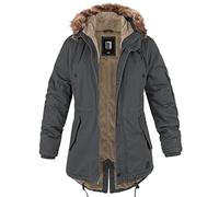 bw-online-shop Ladies Fishtail Winterparka (Sale) anthrazit, Größe XL, Herren, Baumwolle