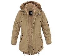 bw-online-shop Ladies Fishtail Winterparka (Sale) camel, Größe XL, Herren, Baumwolle