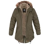 bw-online-shop Ladies Fishtail Winterparka (Sale) oliv, Größe S, Herren, Baumwolle