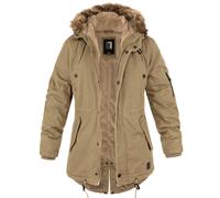 bw-online-shop Ladies Fishtail Winterparka (Sale) camel, Größe XL, Herren, Baumwolle