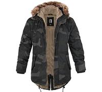 bw-online-shop Winterparka Fishtail mit Futter darkcamo - S