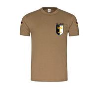 BW Tropen Panzergrenadierbataillon 33 PzGrenBtl Neustadt Wilhelm T-Shirt #40983, Größe:L, Farbe:Khaki