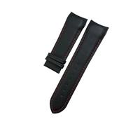 BWBVHRHZY 22mm 23mm 24mm Leder Armband Fit for Tissot 1853 Couturier T035 T035627 T035410 Schwarz Braun Uhr Armband werkzeuge(Black Red,23mm)