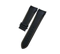 BWBVHRHZY 22mm 23mm 24mm Leder Armband Fit for Tissot 1853 Couturier T035 T035627 T035410 Schwarz Braun Uhr Armband werkzeuge(Black Orange,22mm)