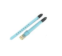 BWBVHRHZY Hochwertige Uhrenarmbänder, passend for Fossil Es4000 ES4340 ES4119 Es3565 ES3745, weiches Armband, 8 mm(Light Blue-Golden-K1)