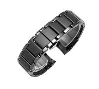 BWBVHRHZY Keramikarmband passend for AR1451 AR1452 AR1400 AR1410 Uhrenarmbänder mit Edelstahlverschluss 22 mm 24 mm(AR1451,24mm)