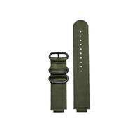 BWBVHRHZY Nylon-Uhrenarmband, passend for Casio AE-1200 AE-1300 AE-1000W, modifiziertes Nylon-Armband, Herrenarmband-Zubehör, 18 mm(Army Green BK)