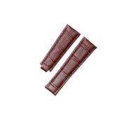 BWBVHRHZY Uhr Armband Fit for Rolex Fit for DAYTONA Haut Leder Armband Zubehör Uhrenarmband 20mm Schwarz Braun(Brown)