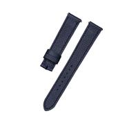 BWBVHRHZY Uhrenarmband passend for Hermes H Hour HH1.210/201 16 mm Lederarmband Damenarmband Oberschicht Leder(Dark bule,16mm)