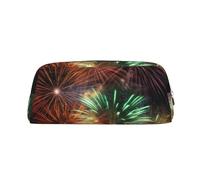 BWLHJKE Splendid Make-up-Tasche für Damen und Herren, Reise-Kulturbeutel, ästhetische Geldbörse, großes Federmäppchen, silber, Einheitsgröße