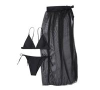 Bwuikim 2022 Bademode Frauen Biquini Push Up Set Schwimmen Badeanzug Bademode Krawatte Seite Black Beachwear