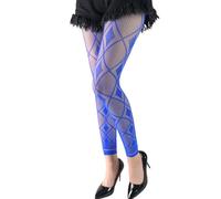 Bwuikim Damen Fischnetzstrümpfe ohne Zehen, Blumenmuster, Spitze, knöchellang, Strumpfhosen, Leggings ohne Fuß, Party, knöchellang, Netzstrümpfe, Netzstrümpfe für den Alltag