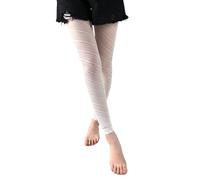 Bwuikim Damen Fischnetzstrümpfe ohne Zehen, Blumenmuster, Spitze, knöchellang, Strumpfhosen, Leggings ohne Fuß, Party, knöchellang, Netzstrümpfe, Netzstrümpfe für den Alltag