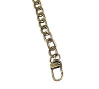 Bwuikim Passende breite Metall Geldbörsen Kettenriemen für Umhängetaschen, Ersatzriemen, flache Riemen für Damen, Metall Ersatzbreite, flach für