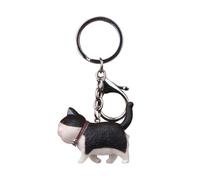 Bwuikim Verspielter Schlüsselanhänger mit Katzenmotiv, Legierung, lustiger und praktischer Schlüsselanhänger, Hängedekoration für langlebigen Gebrauch, schöner Katzen Schlüsselanhänger