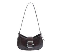 Bwuikim Vintage inspirierte Damen Umhängetasche, lässige Umhängetasche aus PU Leder, Achsel Geldbörse, Abendtaschen, große Handtasche zum Einkaufen und tägliche Unterarm Geldbörse